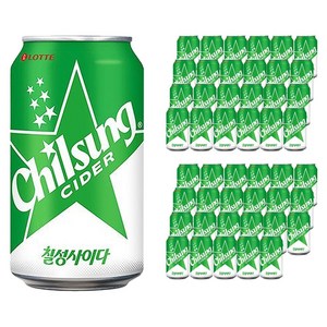 롯데 칠성사이다, 350ml, 48개