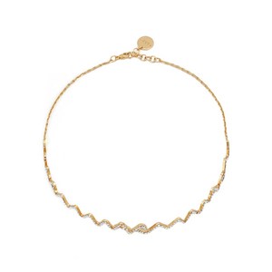 마르니 로고 초커 네크리스