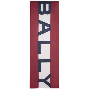 발리 로고 인타르시아 프린지 스카프