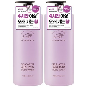 씨널스 씨어터 아로마 퍼퓸 보습 바디워시, 1L, 2개