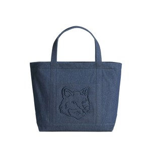 메종키츠네 라지 폭스 헤드 토트 백