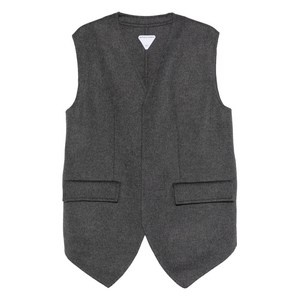 보테가 베네타 V넥 플랩 포켓 베스트, 그레이계열, Italy 38