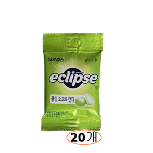 봉봉마켓 이클립스 소프트 청포도향, 15g, 20개