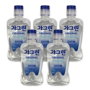 가그린 오리지널 구강청결제, 750ml, 5개