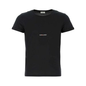 생로랑 logo print T-shirt