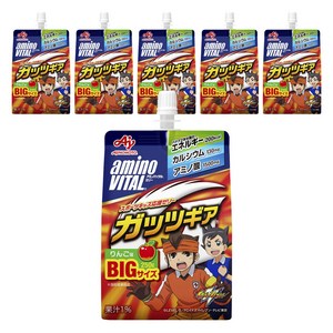 아미노바이탈 젤리 가츠기어 사과 맛 빅사이즈 250g 6개 250g, 250g, 6개