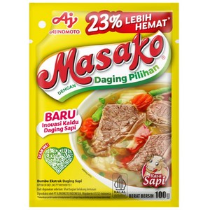 아시아푸드 비프 아지노모토 마사꼬 붐부 엑스트렉 다깅 사삐 MASAKO DAGING SAPI, 1개, 100g