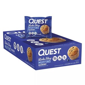 퀘스트뉴트리션 베이브 샵 머핀 블루베리 맛 8개입