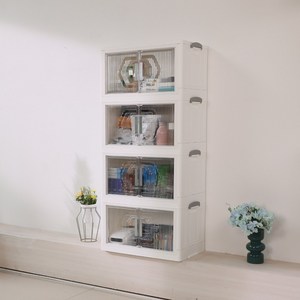 다보여 요술수납장 (수납장 4개+뚜껑 2개+이동식 바퀴 2세트), 단품