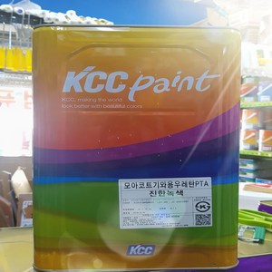 KCC 모아코트 기와용 우레탄 페인트 16L 스레이트 지붕페인트 기와페인트, 진한녹색, 1개