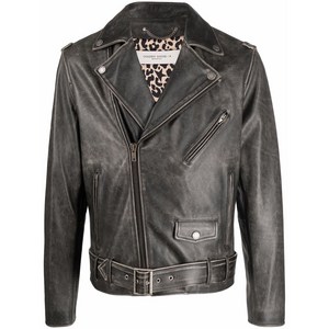 골든 구스 가죽 바이커 재킷, 블랙계열, IT/FR 48(KR 100)