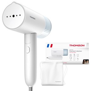 프랑스 톰슨 접이식 파워스팀 초고속예열 핸디형 2in1 원터치 스팀다리미 + 파우치 세트