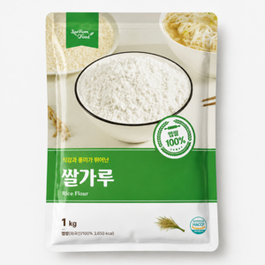 새롬푸드 맛좋은 쌀가루 1kg, 1kg, 5개