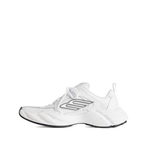 발렌시아가 먼데이 로고 디테일 청키 스니커즈, France 38(KR 250), 화이트계열