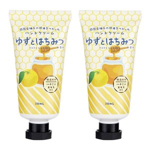 후르츠노모리 핸드 크림 유자 & 허니, 30ml, 2개