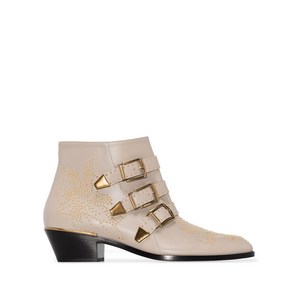 끌로에 스터드 앵클 부츠 30mm