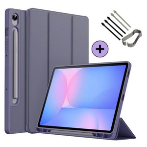 갤럭시탭 S10 FE / S10 FE 플러스 호환 S펜슬 수납 케이스 북커버 아이친구