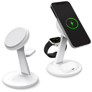 맥세이프 3in1 고속 무선충전기 아이폰 갤럭시 애플워치 에어팟 호환 멀티충전기