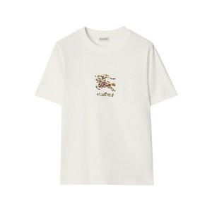 버버리 플로럴 자수 티셔츠, 화이트계열, Mid standard S(KR 55)