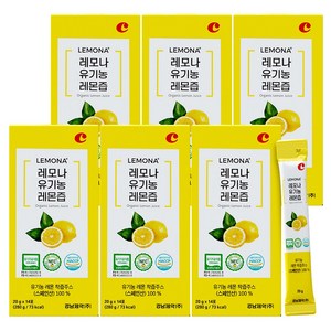 경남제약 하루레몬 유기농 레몬즙 100%, 20g, 84개