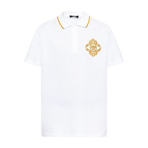 베르사체 메두사 자수 폴로 셔츠, 화이트계열, Standard XL(KR 110)
