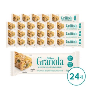 발보아 저당 그래놀라바 크리스피, 20g, 24개