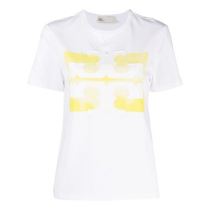 토리 버치 로고 패치 티셔츠