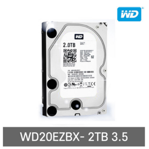 WD Blue HDD SATA3 하드디스크, WD20EZBX, 2TB