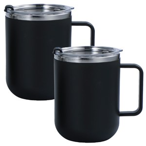 1+1 클래식 이중진공 304 스텐머그컵 세트