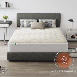 Novilla 겨울 극세사 침대패드 따뜻한 매트리스커버 토퍼