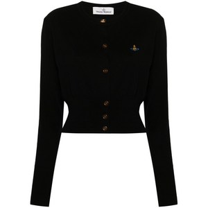 비비안웨스트우드 구체 자수 가디건, 블랙계열, Standard L(KR 66)