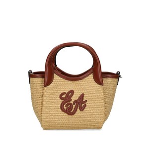 엠포리오아르마니 탑 핸들 로고 디테일 백