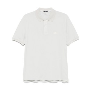 C.P.컴퍼니 로고 자수 폴로 셔츠, 블루계열, Standard XXL