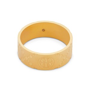 토리 버치 더블 T 폴리시드 피니시 링, US 5, 골드계열