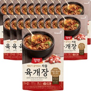 양반 차돌 육개장, 460g, 20개