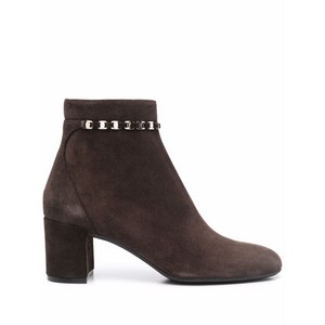 페라가모 길라 스웨이드 앵클 부츠, US 4.5(KR 220C (Slim)), 브라운계열