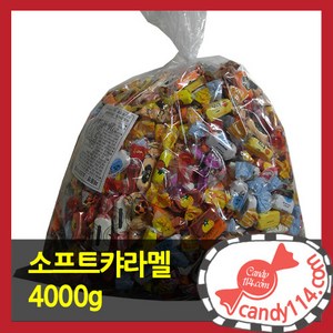 맛고을식품 소프트 종합 카라멜, 4kg, 1개