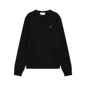 알렉산더맥퀸 스컬 장식 크루 넥 스웨터, 블랙계열, Standard XL