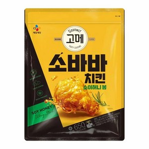 CJ 고메 소바바치킨 소이허니 봉, 650g, 1개