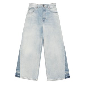 끌로에 로고 패치 진, 블루계열, Waist (in) 28(KR 66)