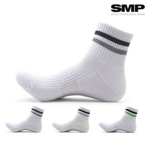 SMP스포츠 (남성용/2중바닥) 2줄링글 단목양말 / 스포츠 두꺼운 골프 등산 운동 헬스 런닝 쿠션 국산