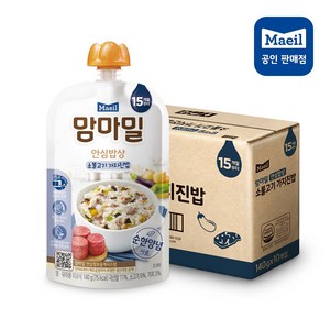 맘마밀 안심밥상 레토르트이유식, 소불고기 가지진밥, 140g, 10개