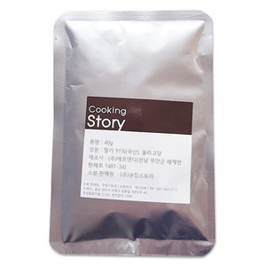 쿠킹스토리 국산 딸기분말 40g, 1개