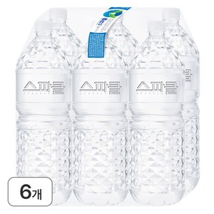 스파클 2L생수6개 무라벨 천연암반수 안전한생수 깨끗한물 미네랄워터, 2L, 6개