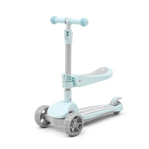 아이팜 키즈휠 X2 유아 접이식킥보드, 3.X2_크림블루