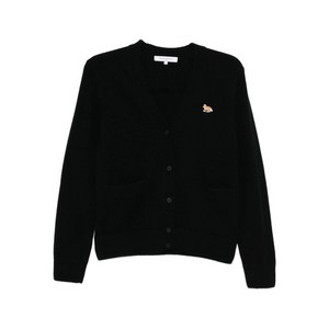 메종키츠네 베이비 폭스 패치 가디건, 블랙계열, S(KR 55)