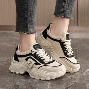 ANYOU 여성 통굽 운동화 초경량 키높이스니커즈 런닝화 5.5cm