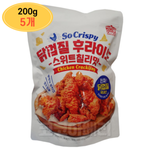 마마스초이스 바삭한 닭껍질 후라이드, 200g, 5개