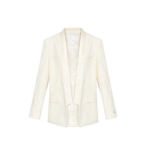 겐조 숄 라펠 포켓 블레이저, 베이지계열, France 36