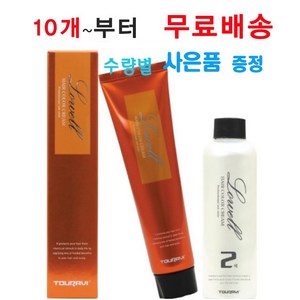 뚜라비 로웰 칼라 염모제 (염색약150g+산화제150ml) 흰머리염색 새치멋내기 밝은염색 미용실용, 6.03 약간 밝은 황갈색, 1세트